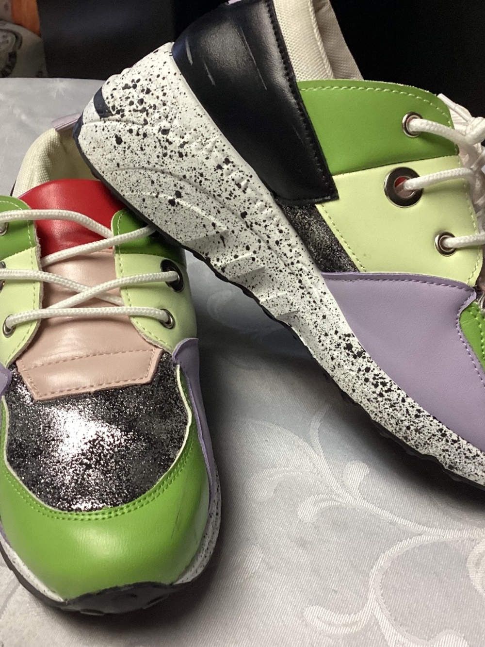 CAPE ROBBIN. MULTICOLORED SNEAKERS SZ 6